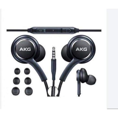 Picture of Akg_Super Bass Earphone With Pouch Samsung Headphone - Headphone-Black