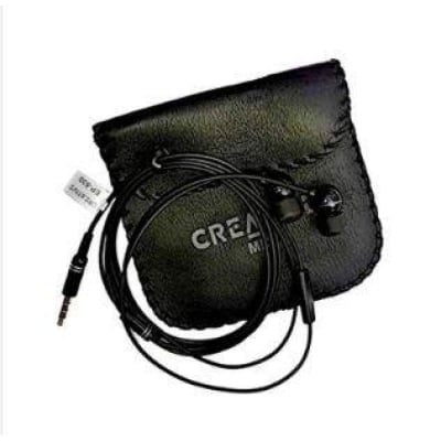 Picture of Orignal Creative High Bass Audio Earphone with Pouch EP-530 - Black-Black