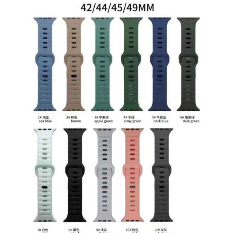 Picture of Silicone Spigen Premium Straps For Smart Watches 44mm-45MM-49mm