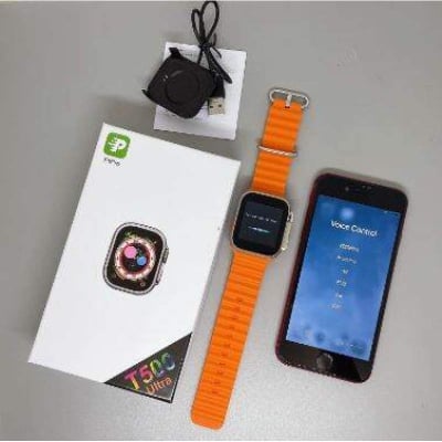 Picture of T500 Ultra Smart Watch Call support, notifications and fitness Black Watch 8 Serous 2023 New Model Smart Watch-Orange