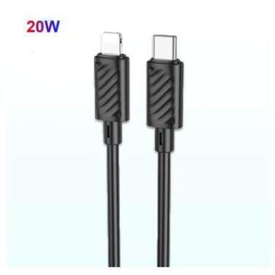 Picture of Hoco X88 Gratified PD 20W Fast Charging Type C to Lightning Data Cable-Black