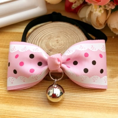 Picture of Luxury Bow Design Cat Collar Neck Bow Strap - Multicolor - 