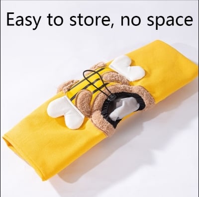 Picture of Cat Carrier Bag Canvas Pet Shoulder Bag for Puppy Small Dogs and Cats Hiking - Yellow - 