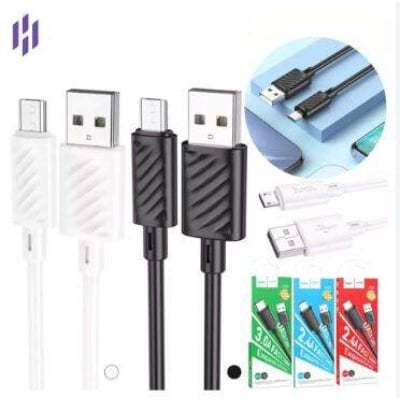 Picture of Hoco X88 Micro Usb Fast Charging Cable Type-B Gratified Fast Charging Data Cablefor Micro Usb Type B Cable-Black