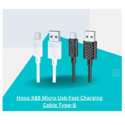 Picture of Hoco X88 Micro Usb Fast Charging Cable Type-B Gratified Fast Charging Data Cablefor Micro Usb Type B Cable-Black
