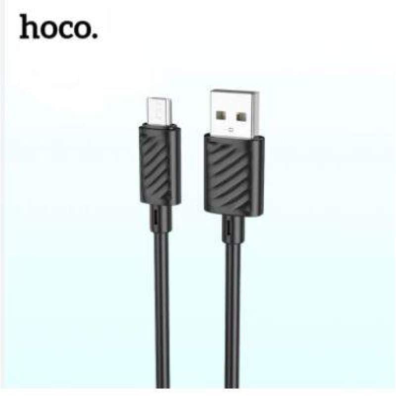 Picture of Hoco X88 Micro Usb Fast Charging Cable Type-B Gratified Fast Charging Data Cablefor Micro Usb Type B Cable-Black