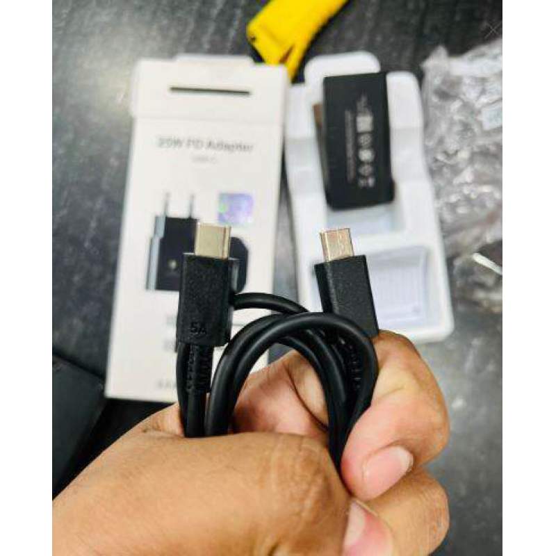 Picture of SAMSUNG 25W USB-C Super Fast Charging Wall Charger (Samsung Galaxy S20/S20+/S20 Ultra/Note10/Note20/plus/S10 5G-Black