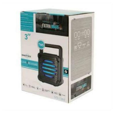 Picture of GTS 1363 Rechargeable Wireless Bluetooth Speaker Extra Bass Clean & Big Sound - Bluetooth Speaker Black