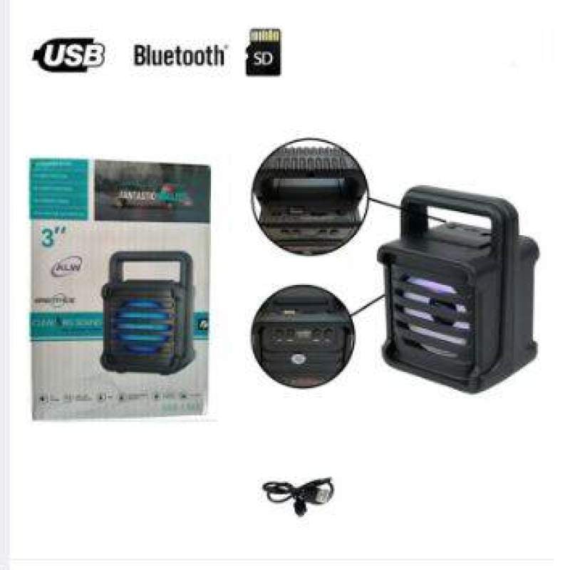 Picture of GTS 1363 Rechargeable Wireless Bluetooth Speaker Extra Bass Clean & Big Sound - Bluetooth Speaker Black