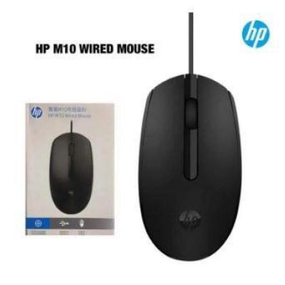 Picture of HP M10 Wired Mouse For Desktop & Laptop-Black