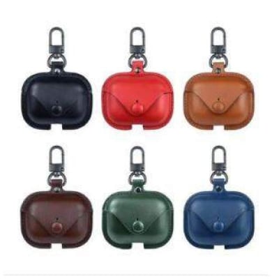 Picture of AirPods Pro 2 Magnet Leather PU Case with Hook For apple
