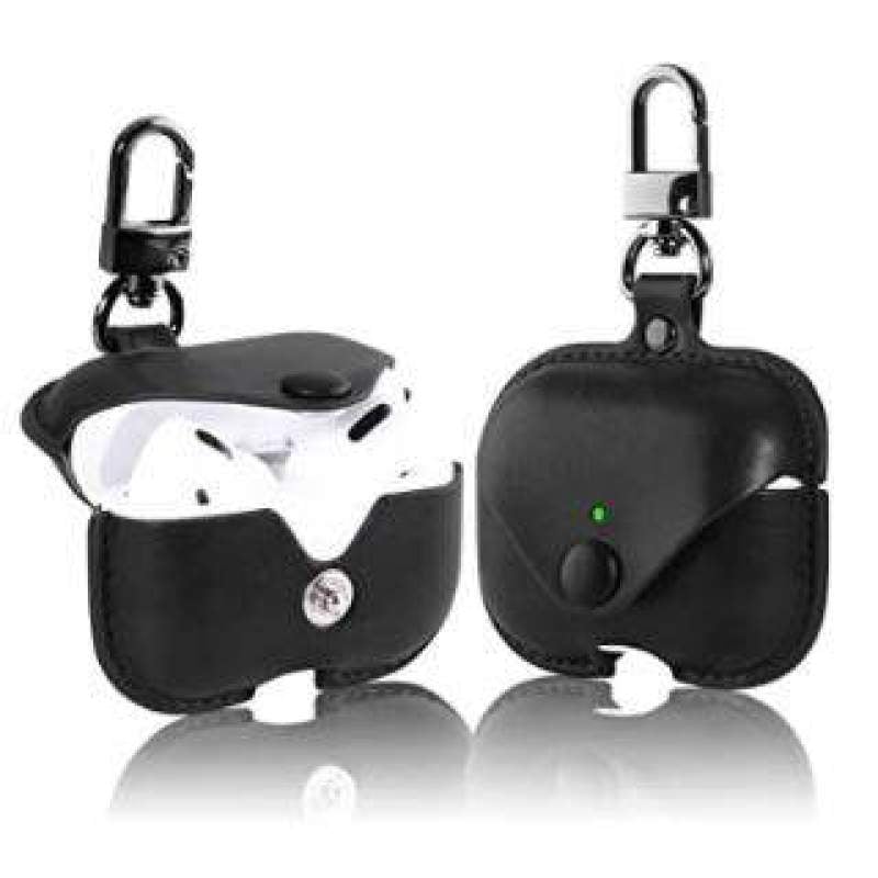 Picture of AirPods Pro 2 Magnet Leather PU Case with Hook For apple