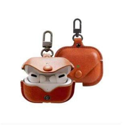 Picture of AirPods Pro 2 Magnet Leather PU Case with Hook For apple