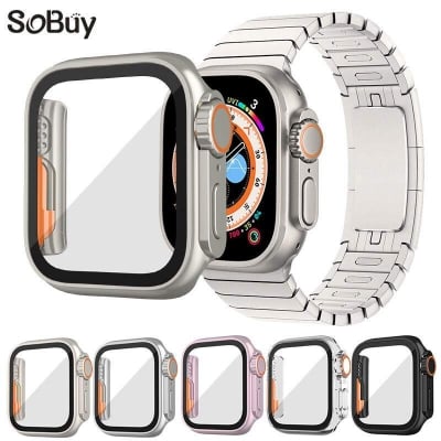 Picture of T900 Smartwatch Case 49mm Hard PC Full Coverage Protective Cover with Screen Protector for Ultra Watch Series 8