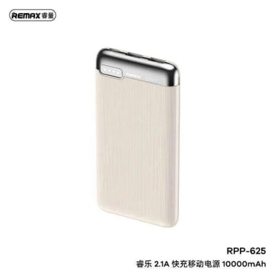Picture of REMAX RPP-625 10000mAh Ruinay Series 2.1A Fast Charging Power Bank-Black