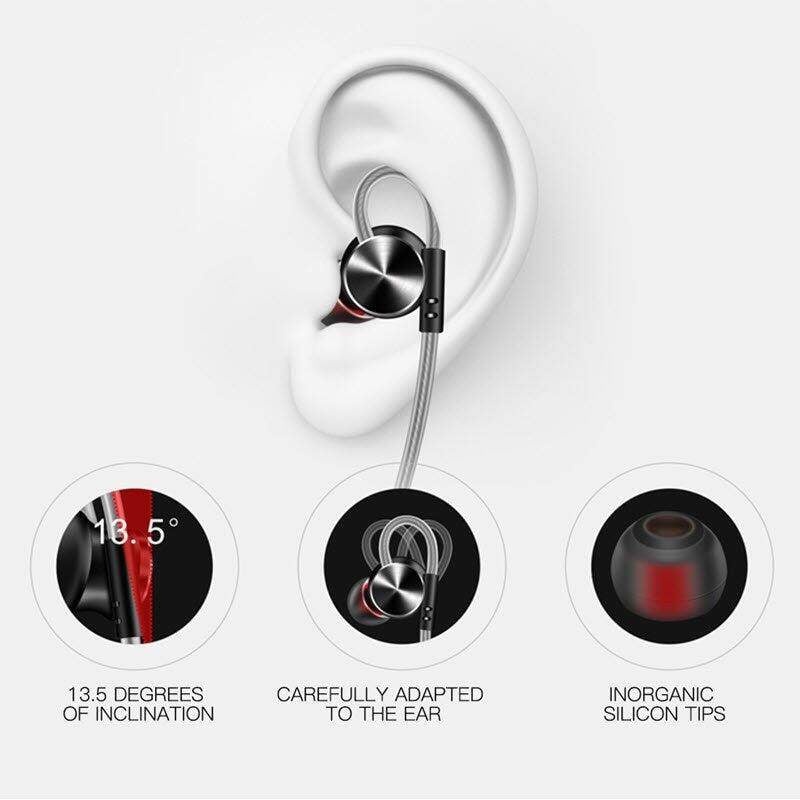 Picture of QKZ DM10 Metallic Earbuds Stereo Earphones-Black