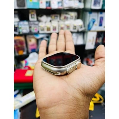 Picture of Y80 Ultra Smartwatch With 8 Strap – Sliver-Multicolor
