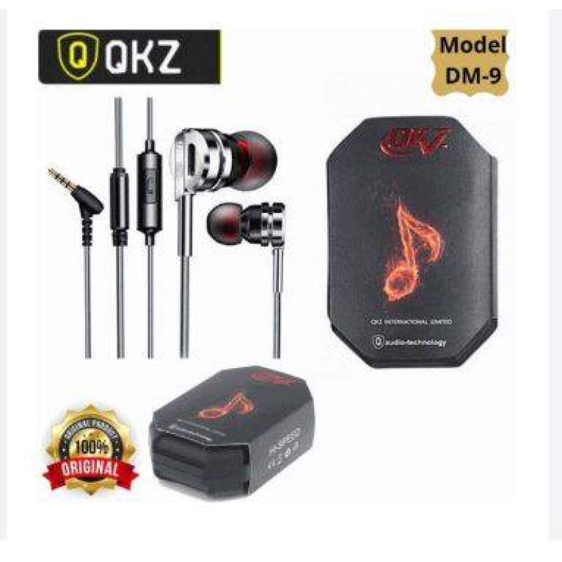 Picture of QKZ DM7 Zinc Alloy In Ear HiFi Earphone Stereo Bass Headset-Black
