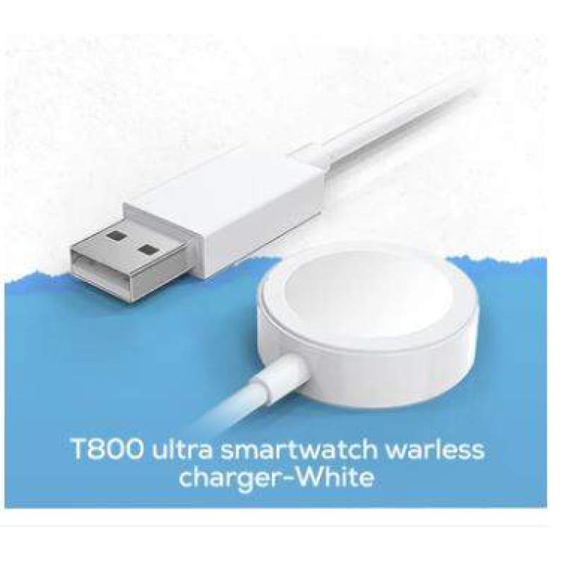Picture of T800 ultra smartwatch warless charger-White