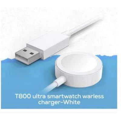 Picture of T800 ultra smartwatch warless charger-White
