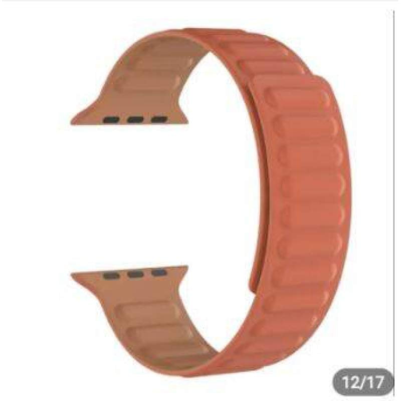 Picture of Magnetic Strap Belt Apple Watch Loop Strap Belt 42/45/49mm-Adjustable Magnetic Silicon Loop Silicon Strap/Band Apple Watch Strap 49mm 44MM 44MM 42mm Bracelet