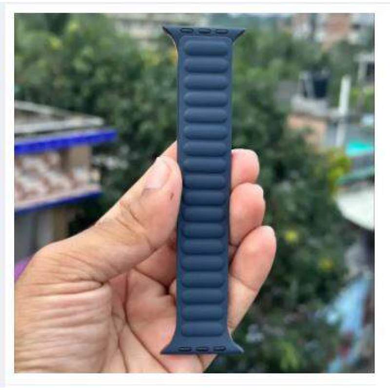 Picture of Magnetic Strap Belt Apple Watch Loop Strap Belt 42/45/49mm-Adjustable Magnetic Silicon Loop Silicon Strap/Band Apple Watch Strap 49mm 44MM 44MM 42mm Bracelet