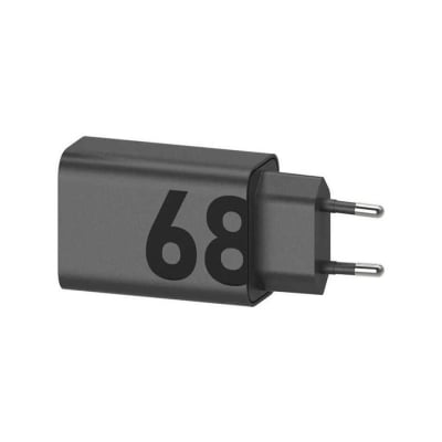 Picture of Motorola 68W USB-C Charger with GanFast Technology Motorola Universal Charger PD Motorola Turbo-Power 68W USB-C Wall Charger-Black