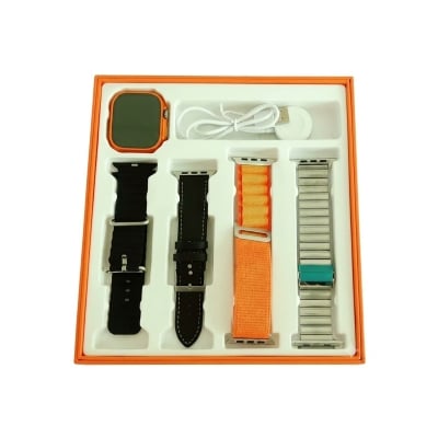 Picture of New Suit Y10 ULTRA Smart Watch With 4 Straps-Multicolor