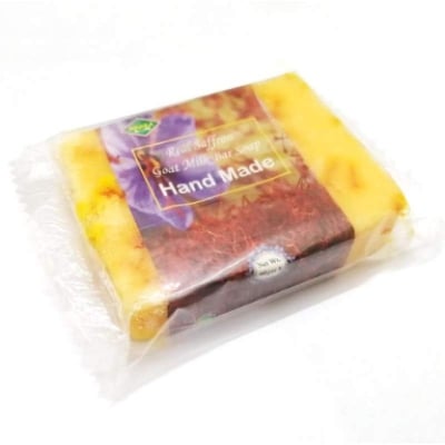 Picture of Hand Made Real Saffron Goat Milk Bar Soap -90g AR GADGET 24-Brown