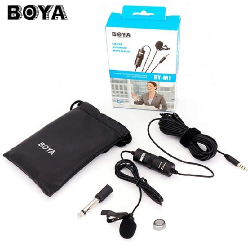 Picture of Boya BY-M1 Omni Directional Lavalier Microphone-Black