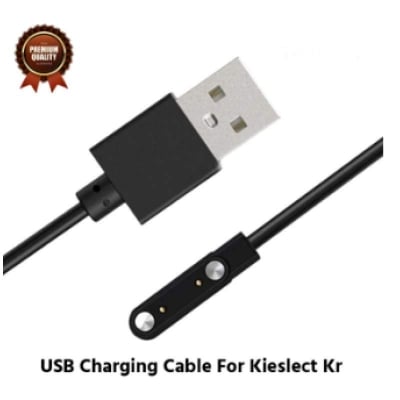Picture of Kieslect kr Magnetic Charging Cable High Quality USB Charger Cable USB Charging Cable Dock Bracelet Charger for Kieslect Kr Smart Watch-Black