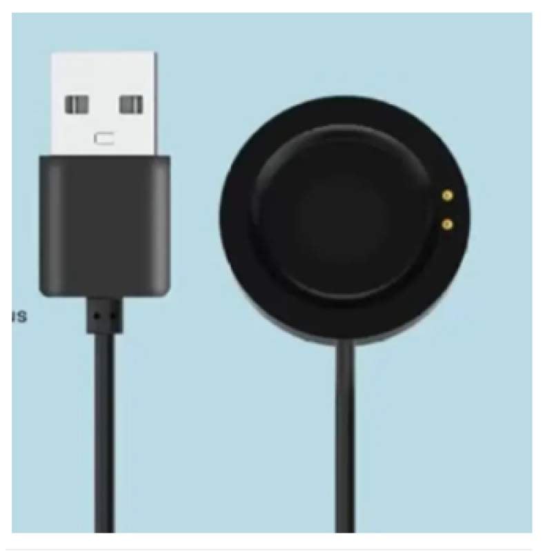 Picture of 2 Pin Smart Watch Charger Cable Only For T55/T500 ,T500+Pro ,T500+ Plus ,X7/X8 ,W66 , 0.3 m Compatible With T5S, T55/T55+, T500, T500+Pro, T500+ Plus, T900, X7/X8, W66-Black