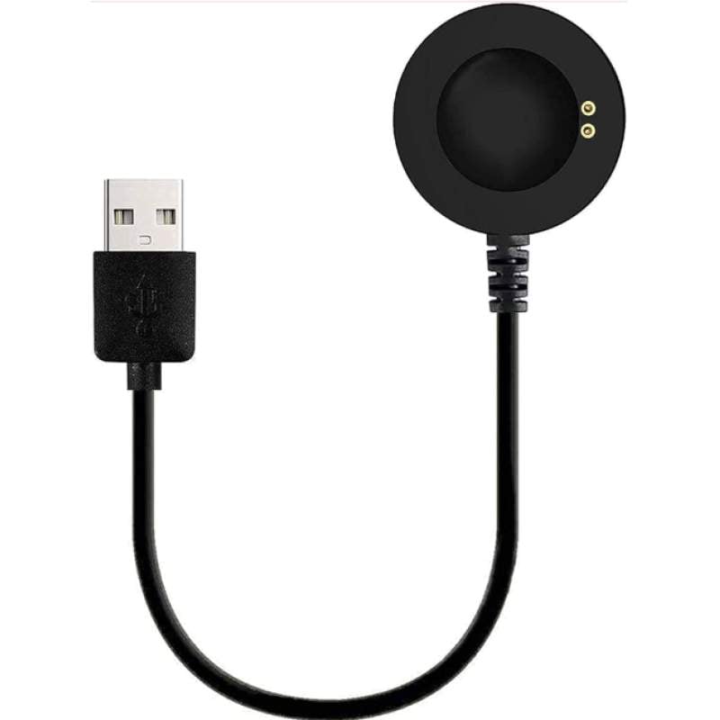 Picture of 2 Pin Smart Watch Charger Cable Only For T55/T500 ,T500+Pro ,T500+ Plus ,X7/X8 ,W66 , 0.3 m Compatible With T5S, T55/T55+, T500, T500+Pro, T500+ Plus, T900, X7/X8, W66-Black