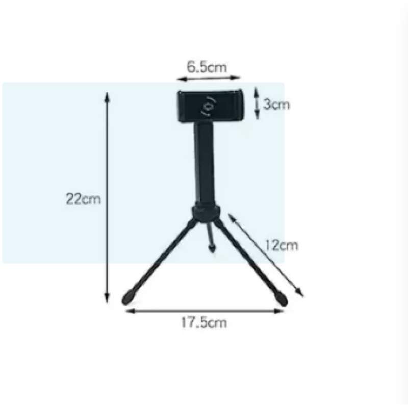 Picture of Mini Metal Mobile Camera Tripod Stand - Tripod - Tripod For Mobile-Black