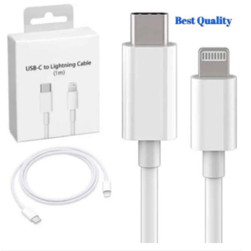 Picture of 20W USB-C to Lightning PD Data Cable for iPhone 8/8plus xr x xs max 15/14/13/12/11/x-White
