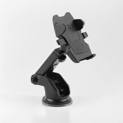 Picture of Plastick black long neck car mobaile phone holder with mobail holder cz 3115( havy duty)-Black