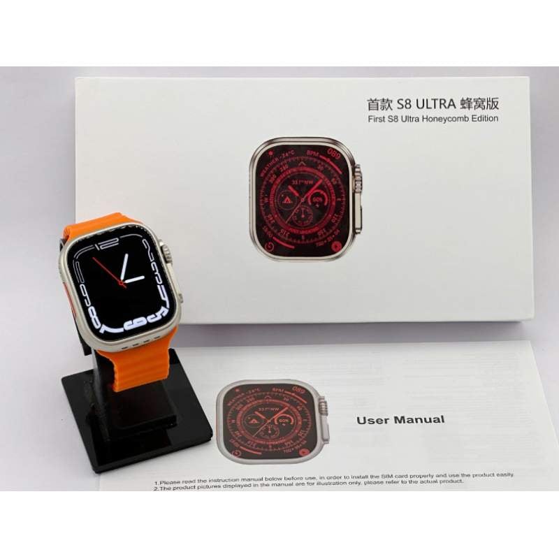 Picture of S8 Ultra Honeycomb Edition Smartwatch 4g Supported android Watch With Camera 4 GB RAM 64 GB ROM Smartwatch