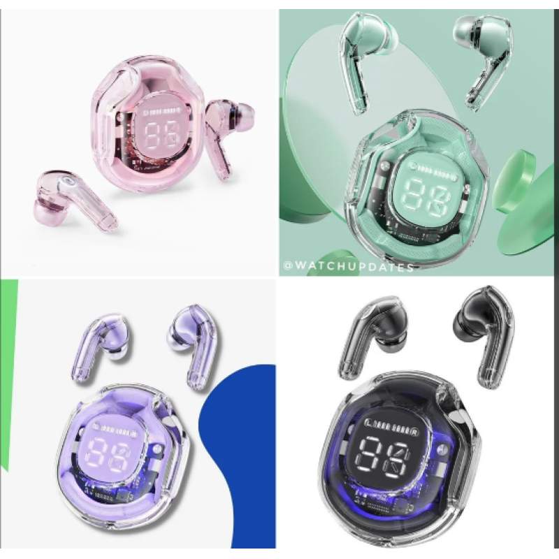 Picture of Ultrapods Pro True Wireless Earbuds with Display Transparent Design, Bluetooth 5.3 Water Proof