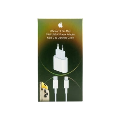 Picture of Apple Iphone 14 Pro Max 25W With USB C To LightningCable-White