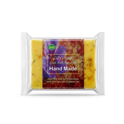 Picture of Hand Made Real Saffron Goat Milk Bar Soap-Fresh