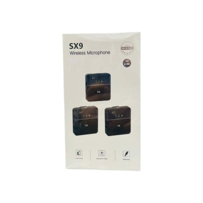 Picture of SX9 Dual Wireless Type C and 3.5 Interface Microphone-Black