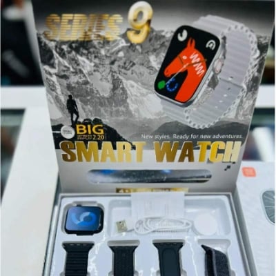 Picture of Smart Watch With 4 Straps Series 9-Orange