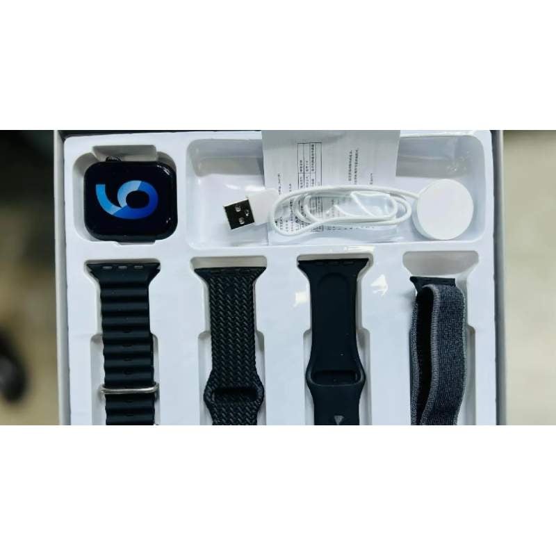 Picture of Smart Watch With 4 Straps Series 9-Orange