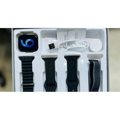 Picture of Smart Watch With 4 Straps Series 9-Orange