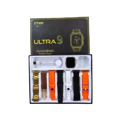 Picture of DT 900 Ultra SmartWatch With Free 7 Straps-Multicolor
