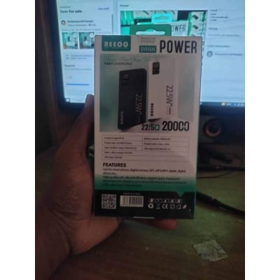 Picture of Reeoo 22.5W Super Fast 20000mAh Power Bank (RP25)-Black