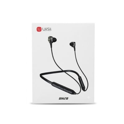 Picture of UiiSii BN28 Dual Driver Bluetooth Neckband Earphone Waterproof In Ear Earphones-Black