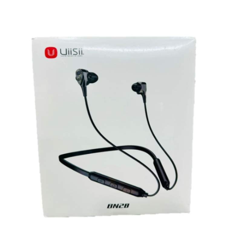 Picture of UiiSii BN28 Dual Driver Bluetooth Neckband Earphone Waterproof In Ear Earphones-Black