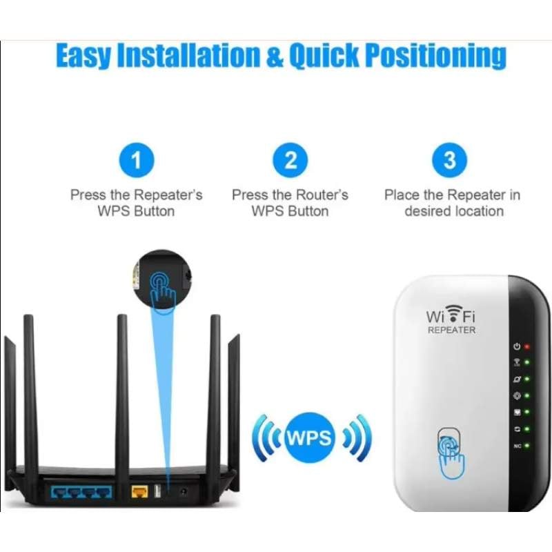 Picture of 300Mbps WIFI RE-PEATER For Home/Office Wireless Rep-eater-AR GADGET 24-White