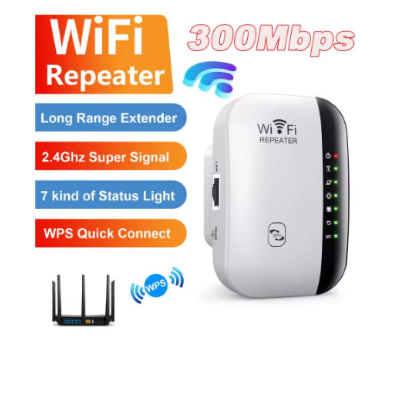 Picture of 300Mbps WIFI RE-PEATER For Home/Office Wireless Rep-eater-AR GADGET 24-White